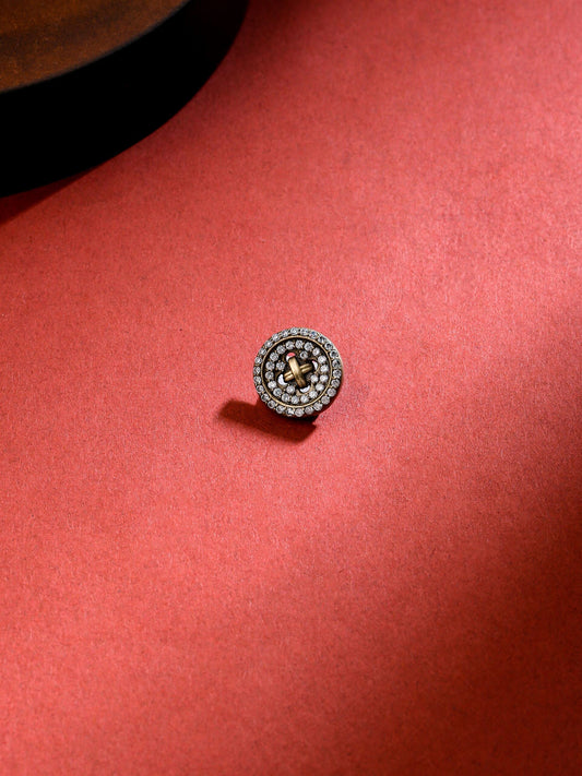 Studded Cross Buttons