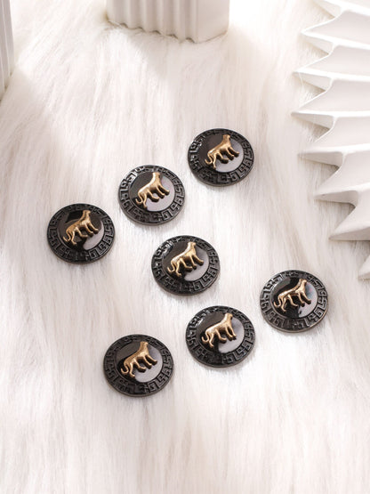 Lavish Leopard Buttons