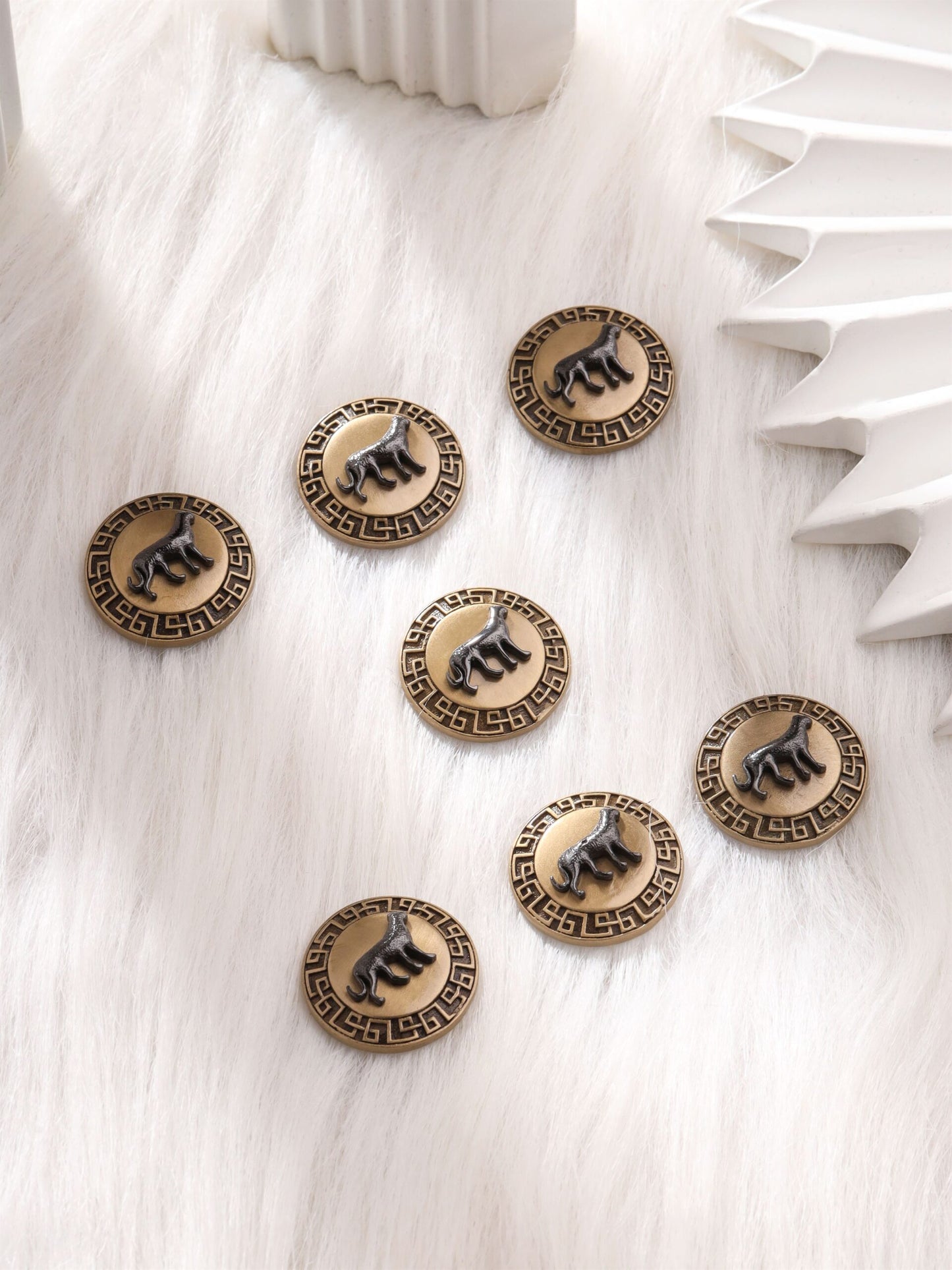 Lavish Leopard Buttons