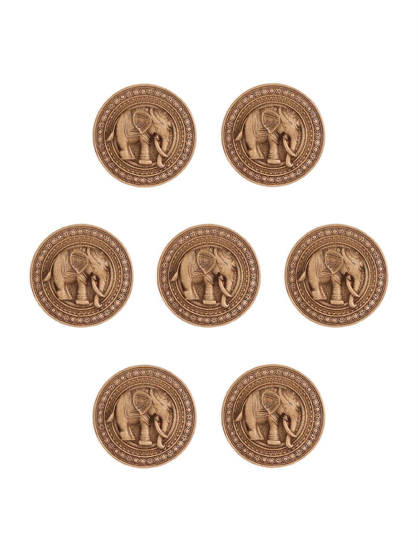 Elephant Majesty Button