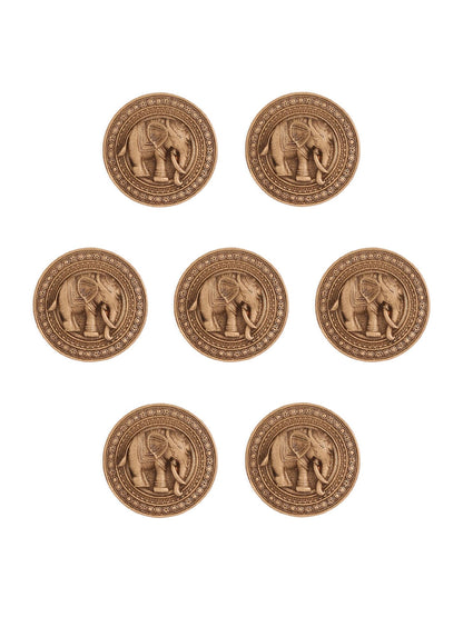 Elephant Majesty Button