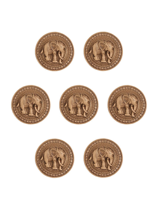 Elephant Majesty Button