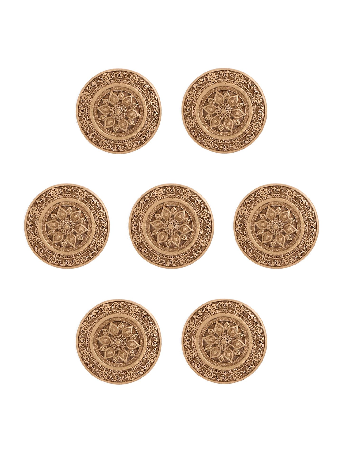 Serene Lotus Button