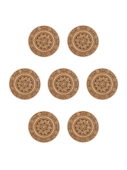 Serene Lotus Button
