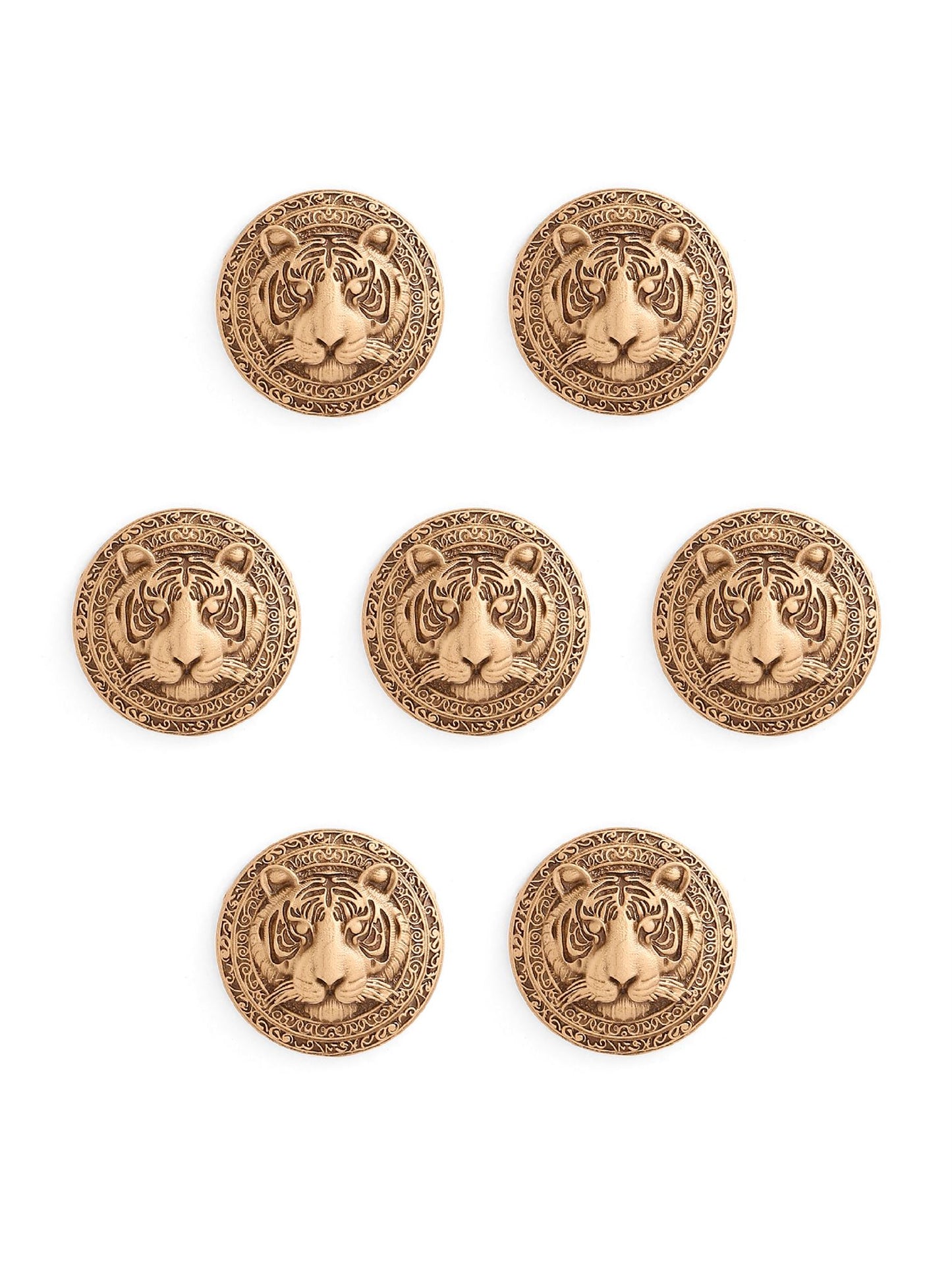 Fiery Tiger Button
