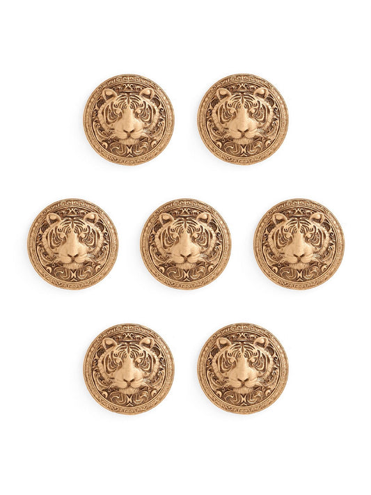 Fiery Tiger Button
