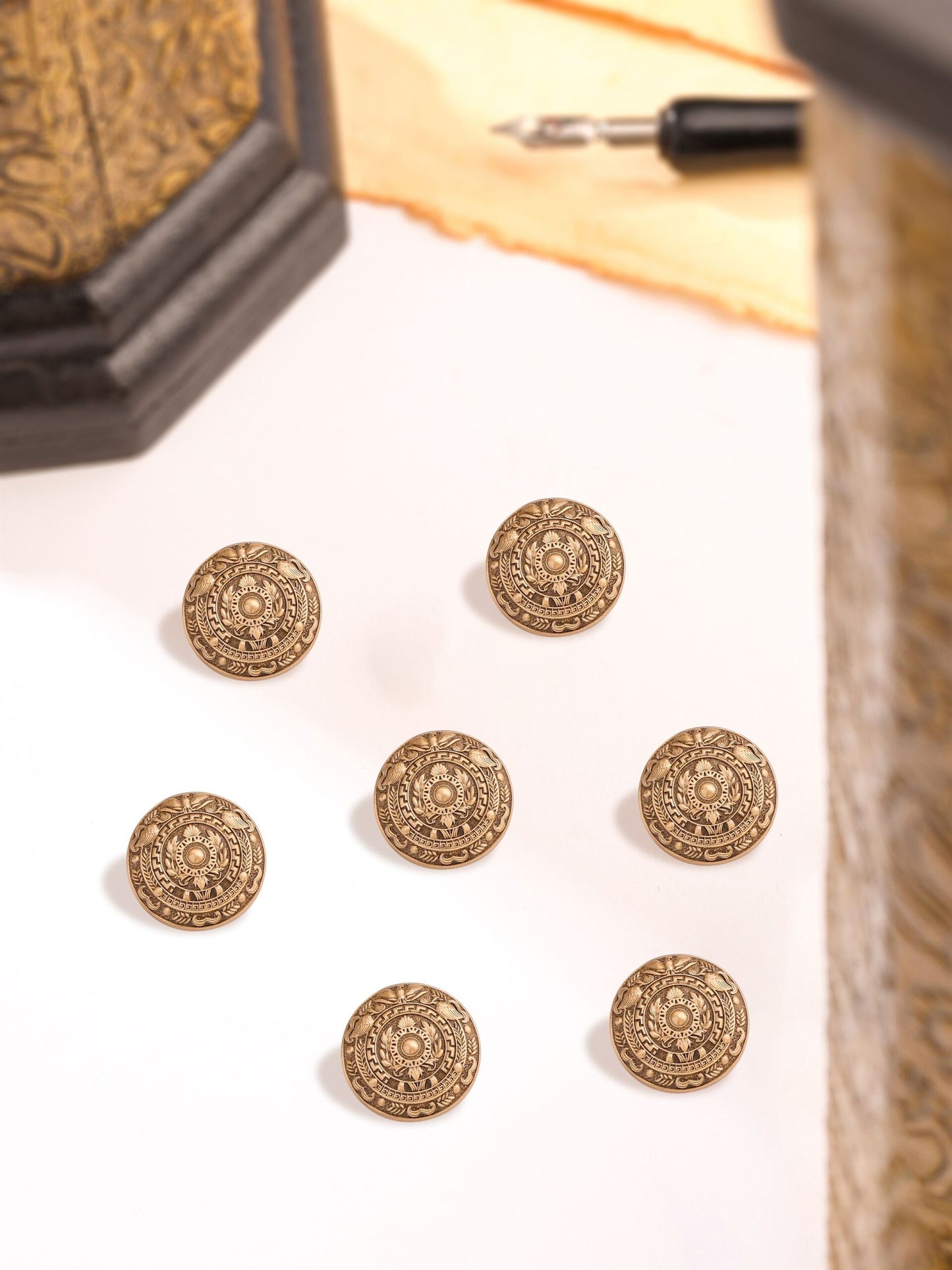Floral Blossom Button