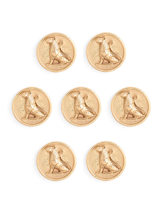 Striking Lion Button