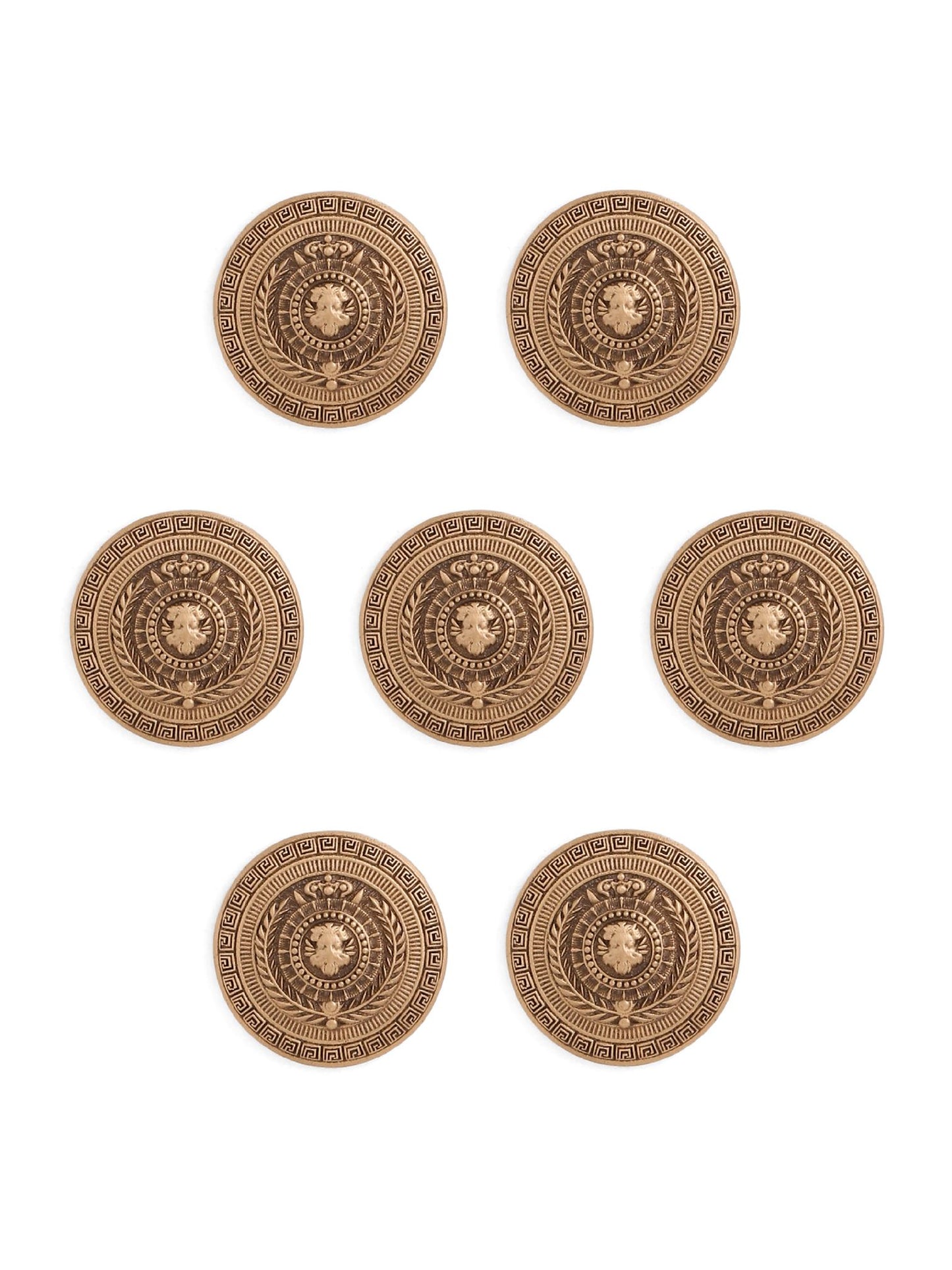 Lion Motif Button