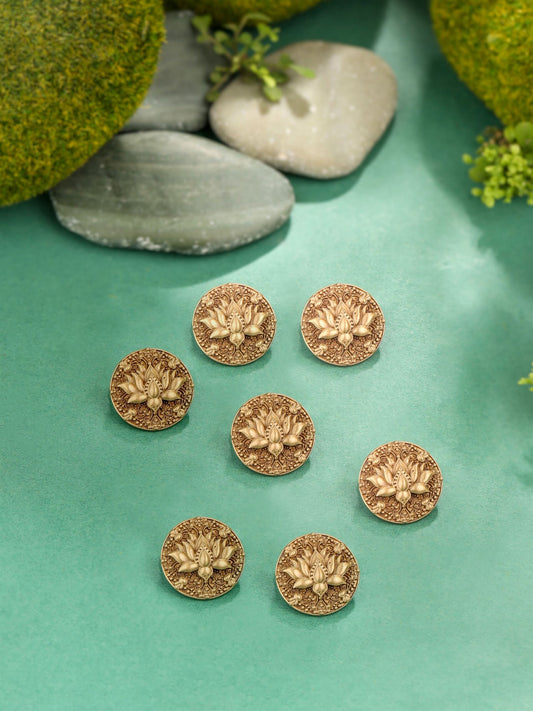 Enchanted Lotus Button
