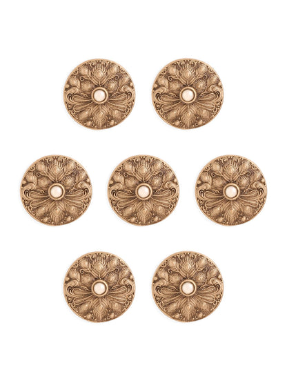 Floral Shimmer Button