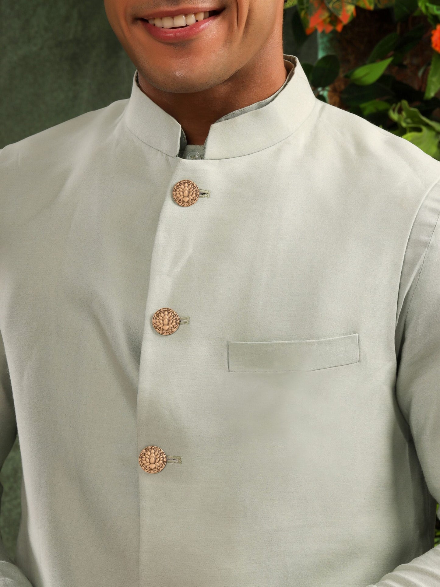 Lotus Bead Button