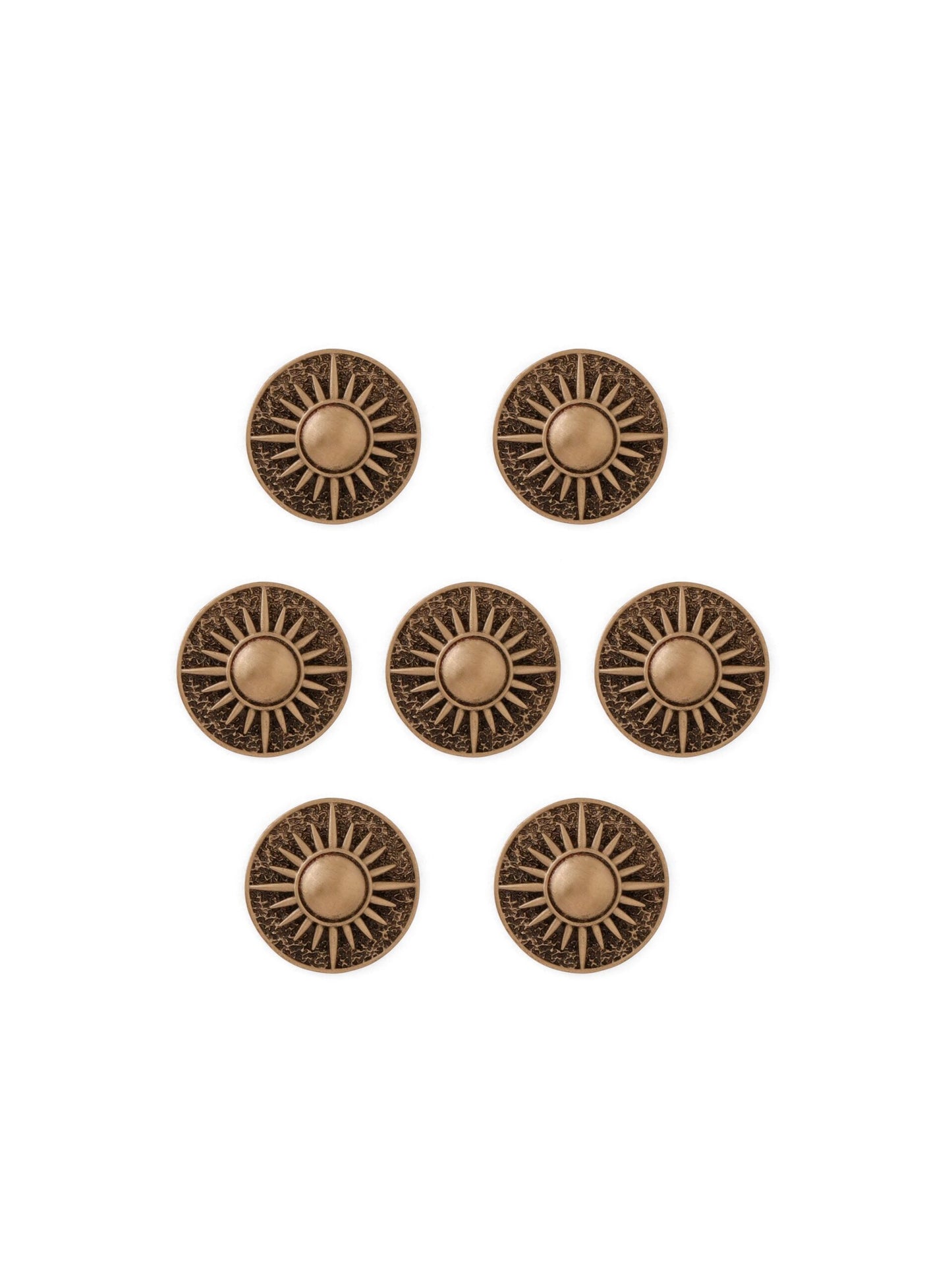 Radiant Sunburst Button