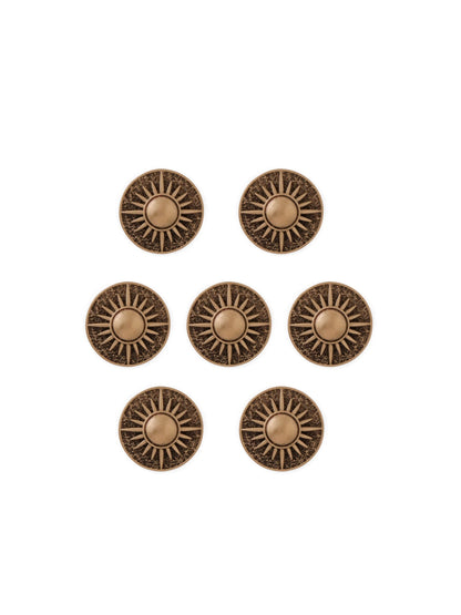 Radiant Sunburst Button
