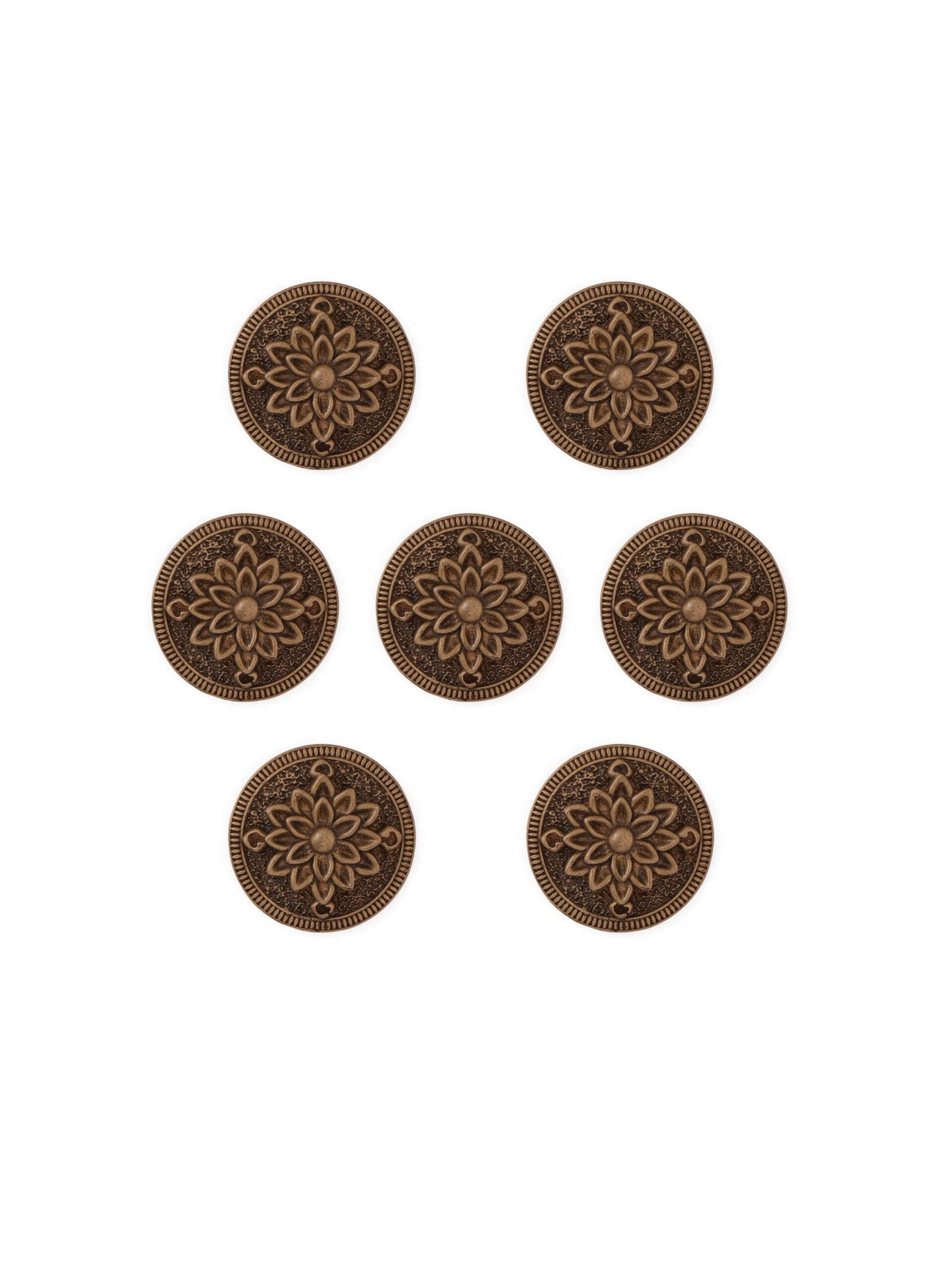 Lotus Crest Button
