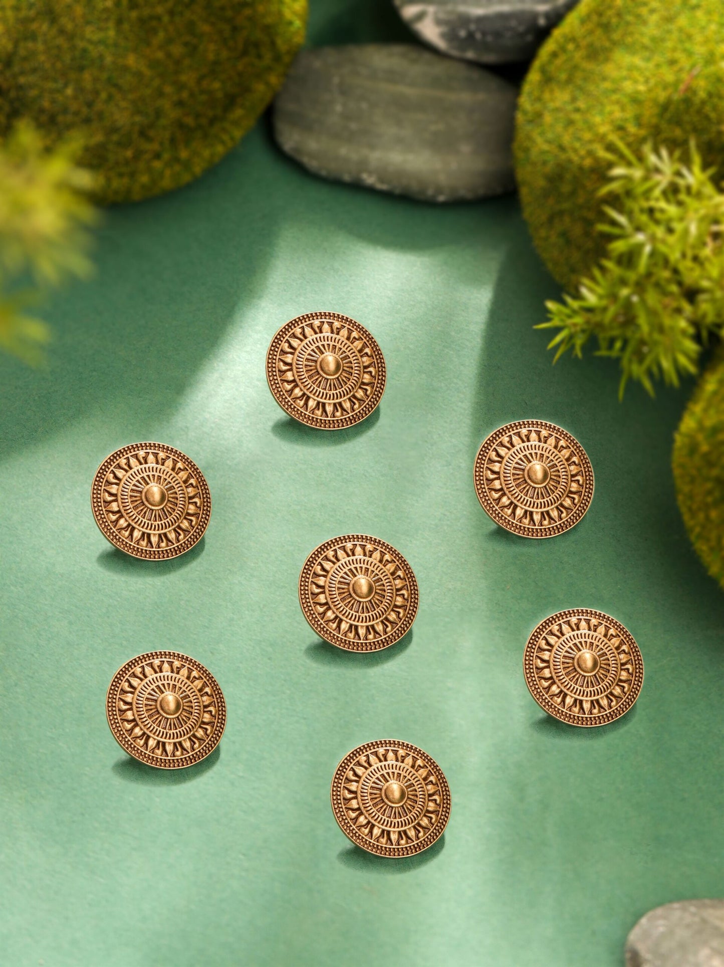Sunflare Emblem Button
