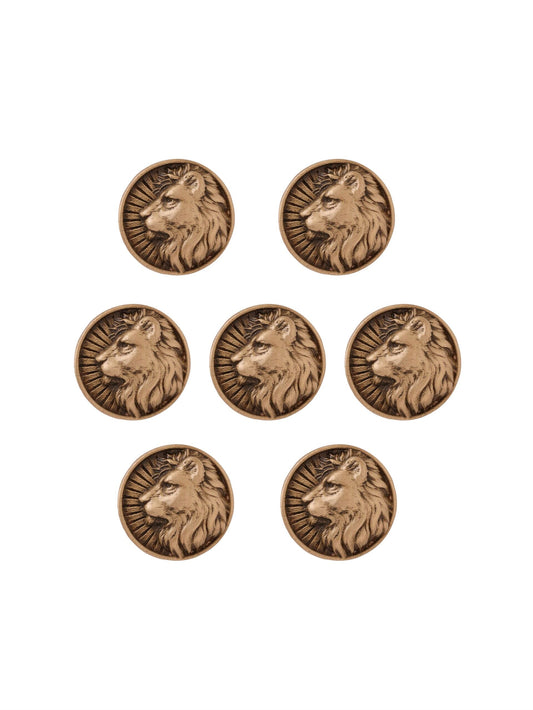 Regal Lion Button