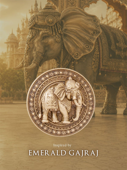 Royal Elephant Emblem Button
