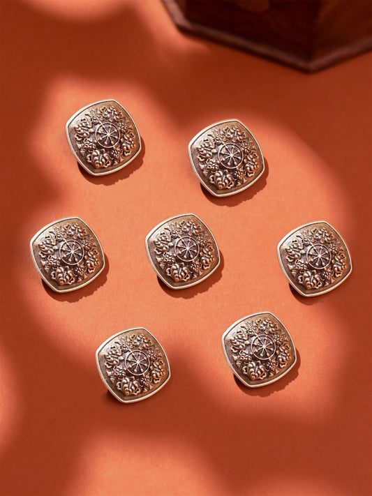 Ayodhya Dharma Chakra Button Set
