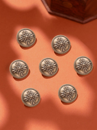 Shiv Bhakt Trishul Button Set