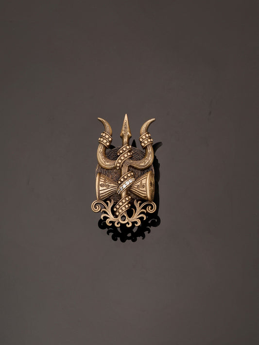 Powerful Trishul Naag Button Cover