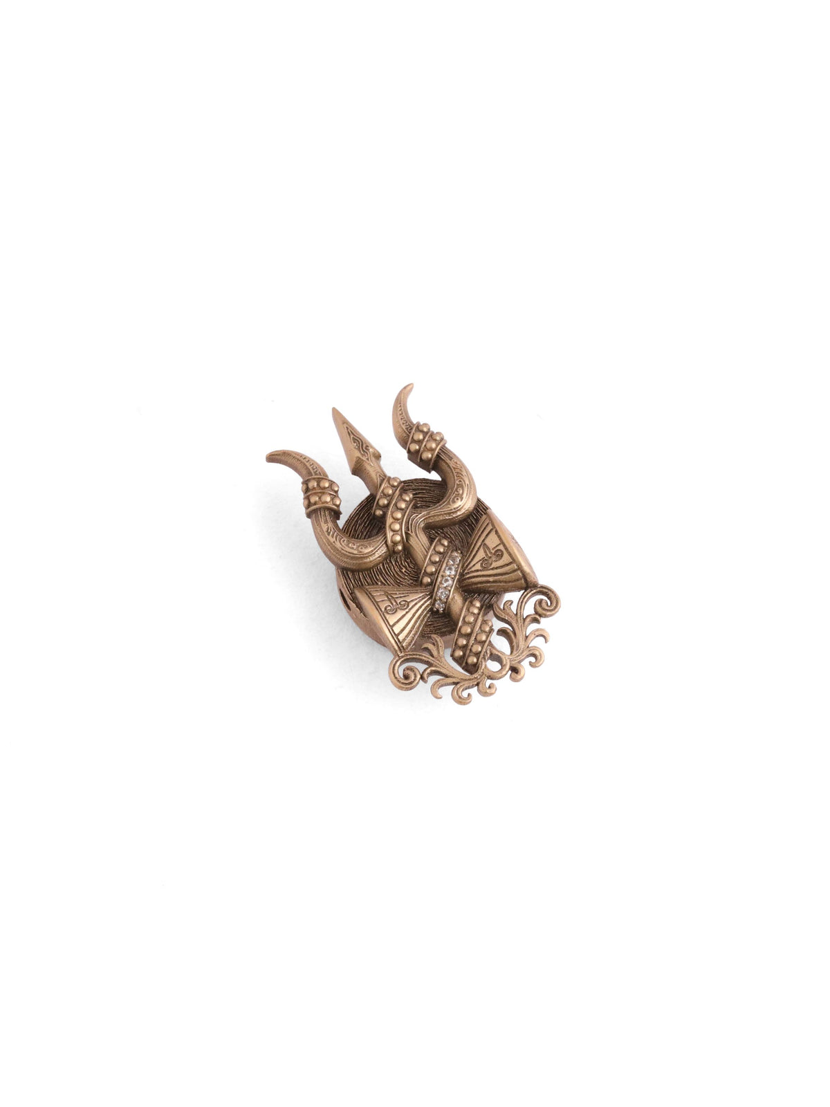 Powerful Trishul Naag Button Cover