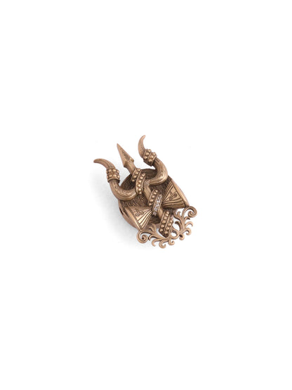 Powerful Trishul Naag Button Cover