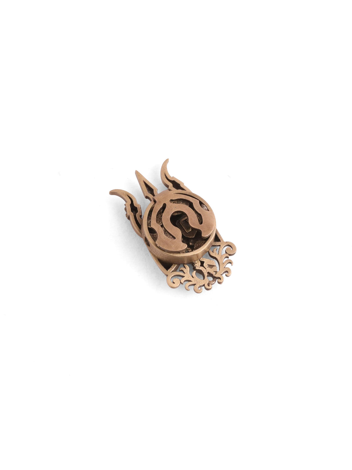Powerful Trishul Naag Button Cover