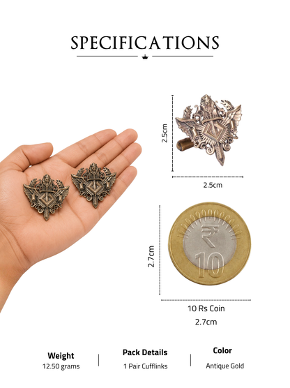 The Knight Lion Cufflink