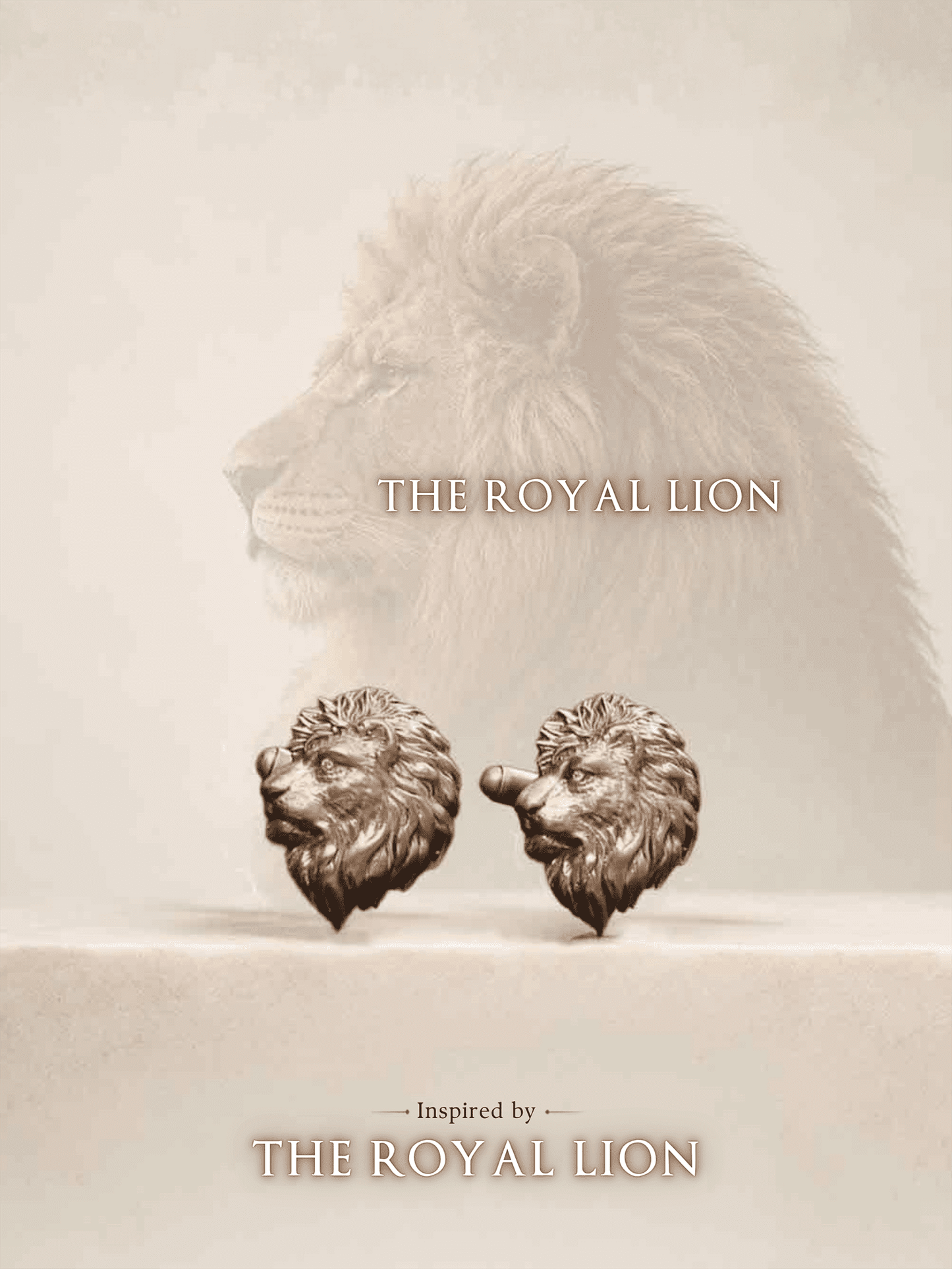 The Side Lion Cufflinks