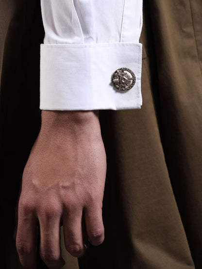 The Knight Lion Shield Cufflink