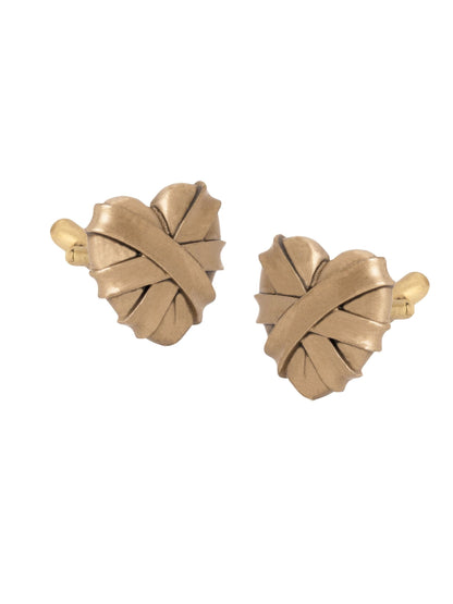 The Golden Heartbeat Cufflinks