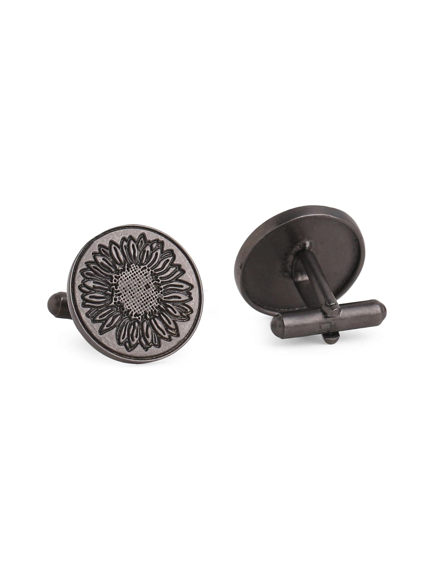 Sunflower Glitter Cufflinks