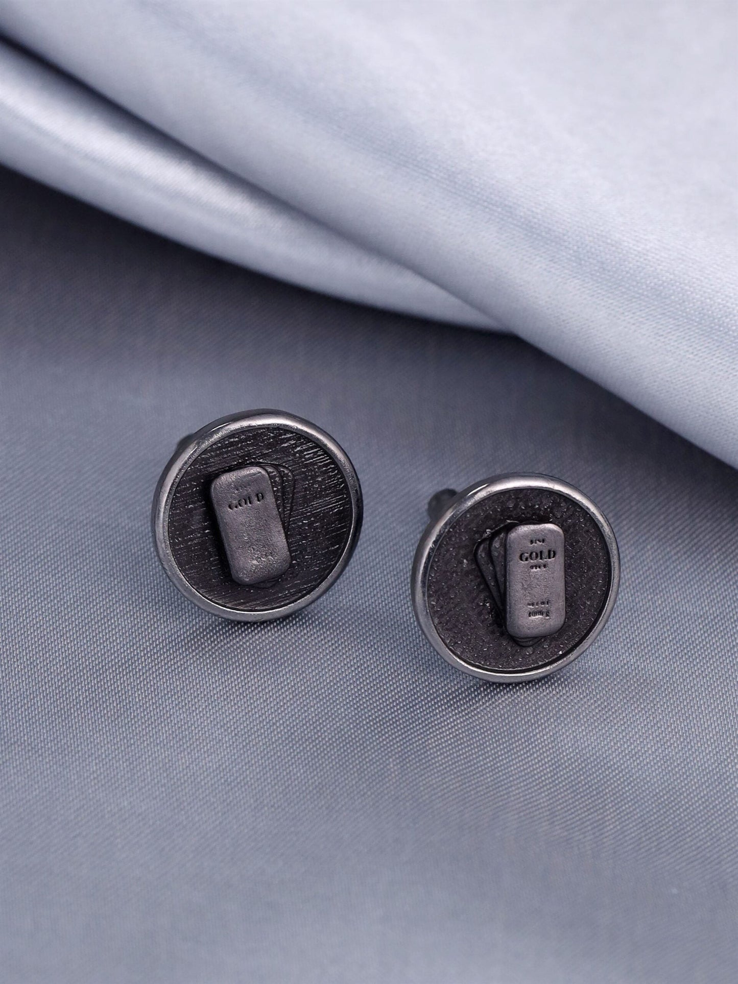 Gold Biscuit Cufflinks