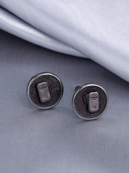 Gold Biscuit Cufflinks