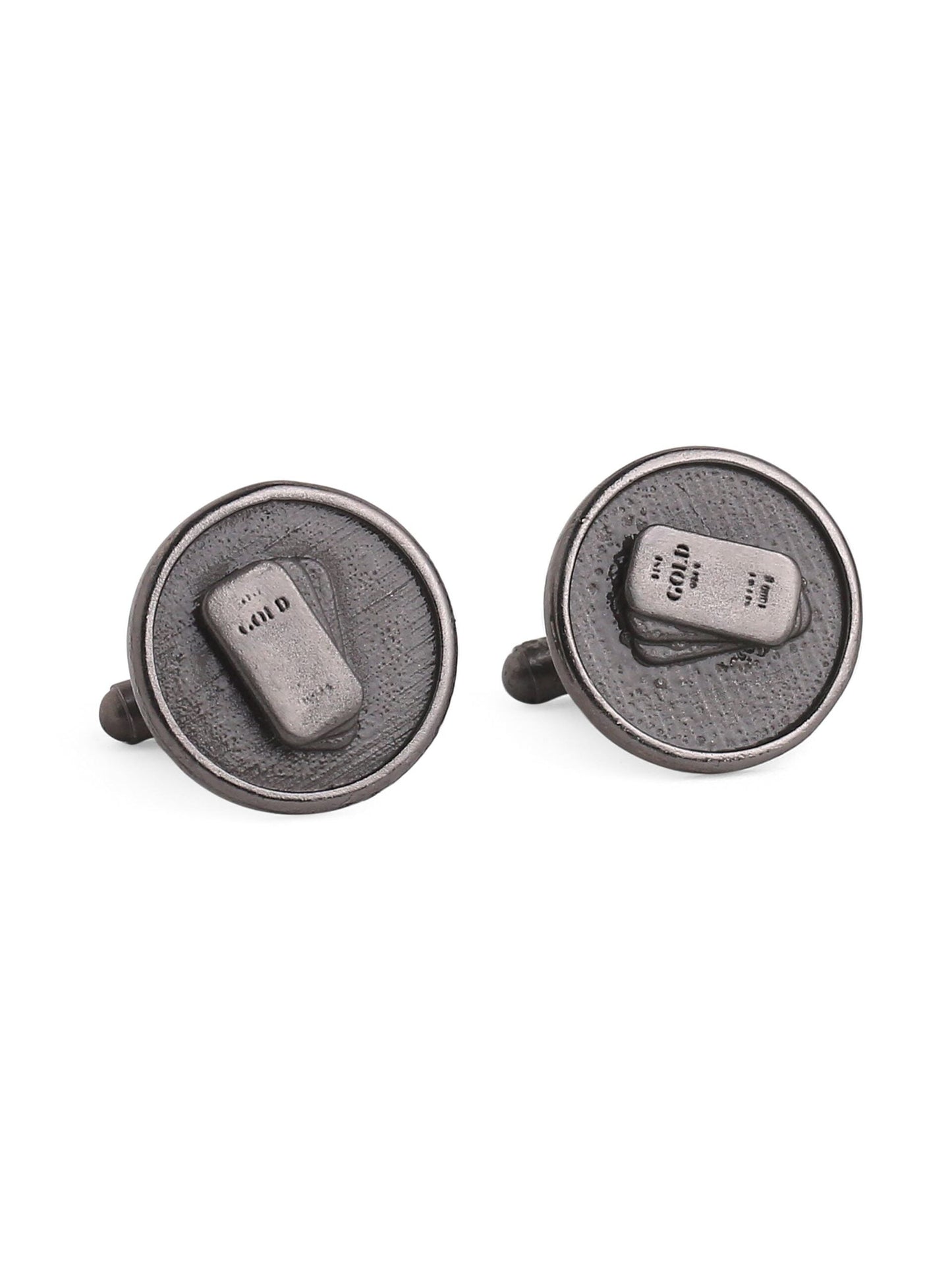 Gold Biscuit Cufflinks