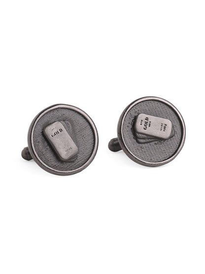 Gold Biscuit Cufflinks