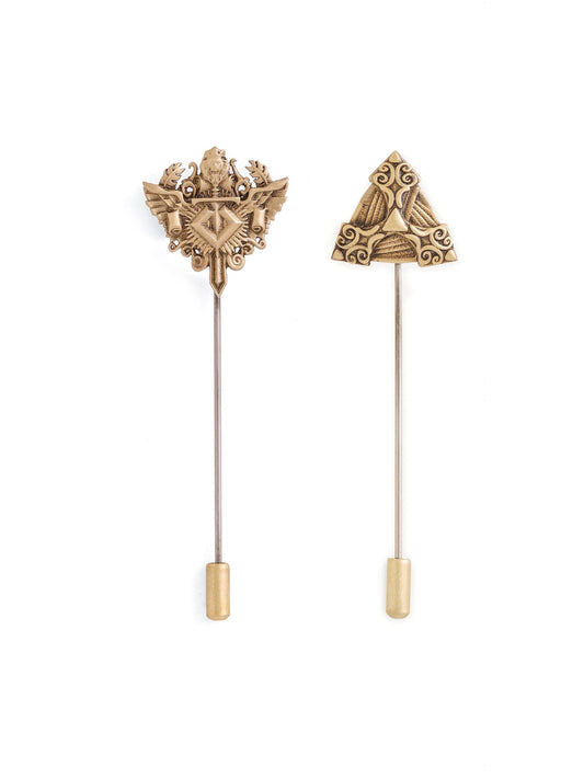 Regal Triad Lapel Pin Duo Gift Set
