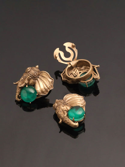 Emerald Gajraj Button Cover