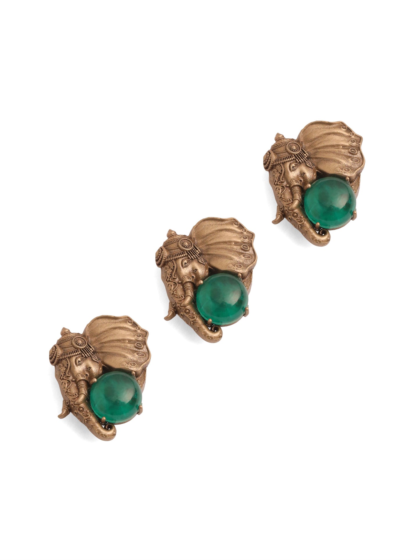 Emerald Gajraj Button Cover