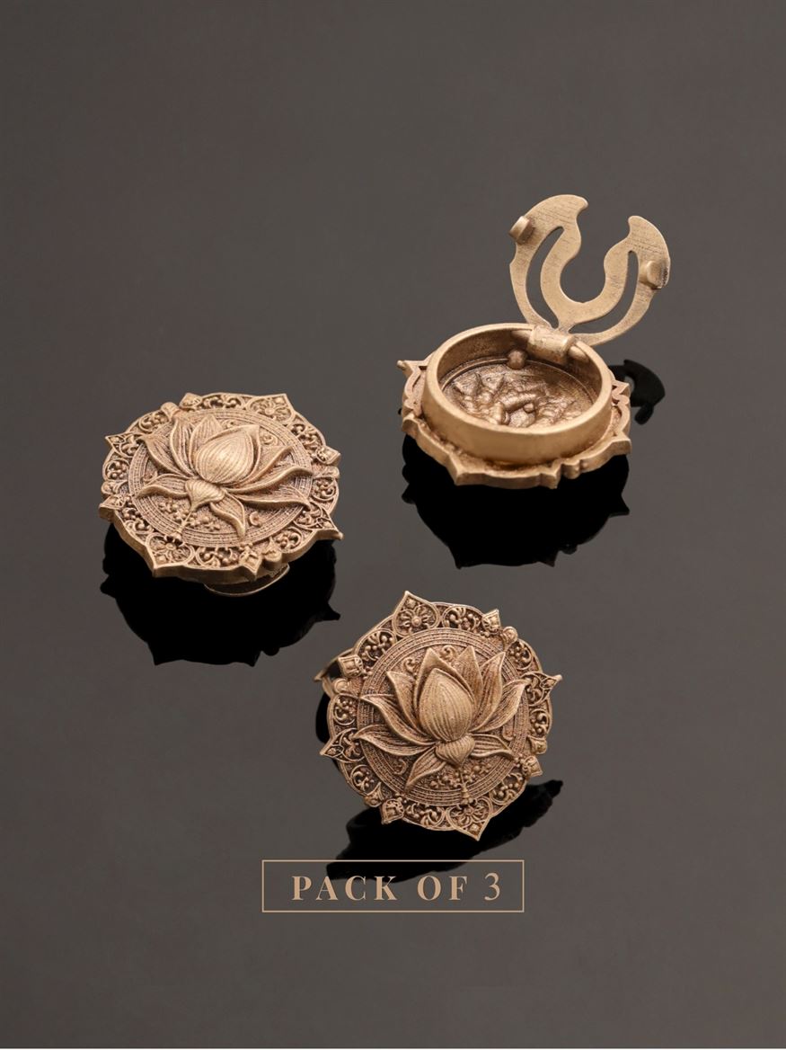 Iconic Lotus Button Cover