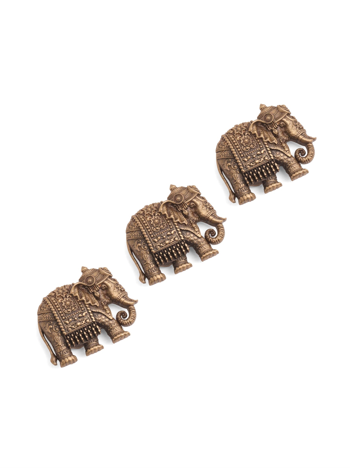 Heritage Elephant Adorned Button Cover