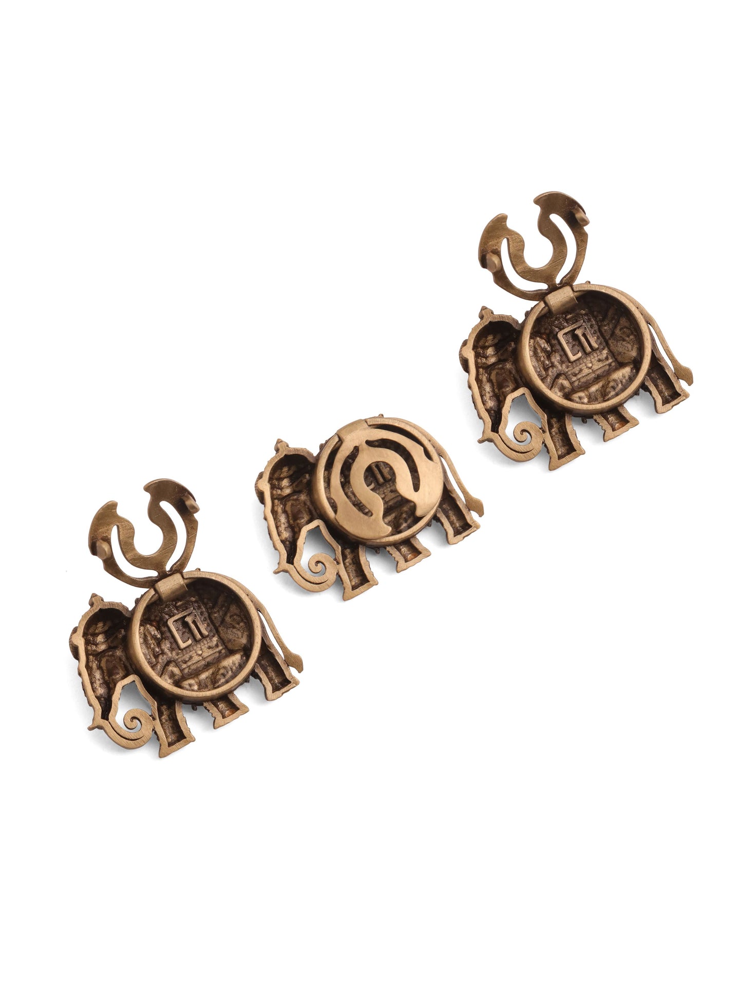 Heritage Elephant Adorned Button Cover