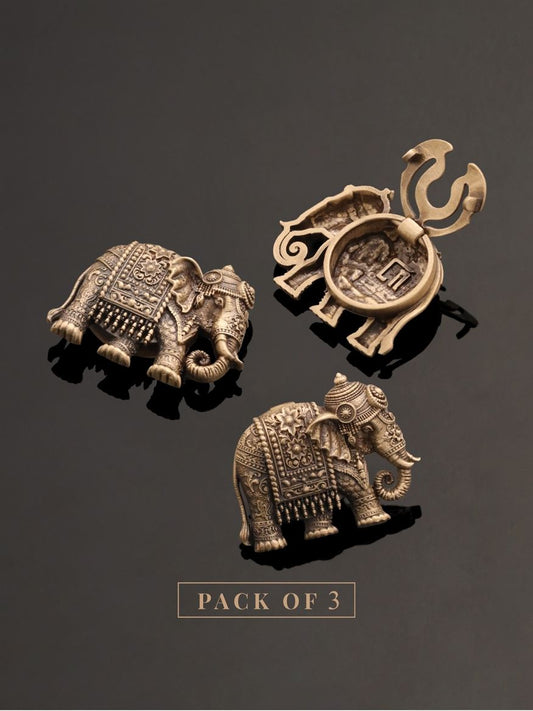 Heritage Elephant Adorned Button Cover