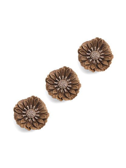 Floral Magic Button Cover