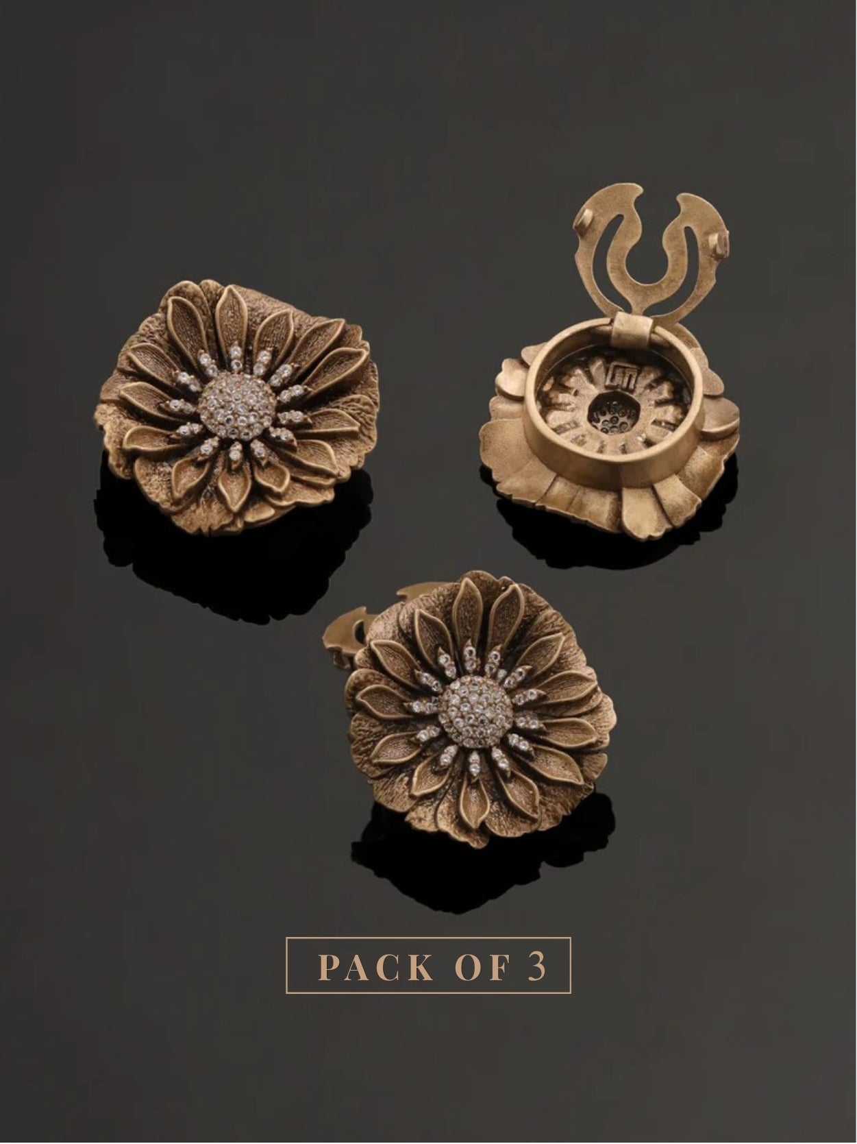 Floral Magic Button Cover
