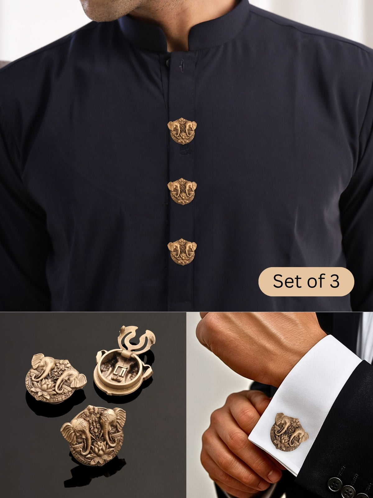 Royal Wild Button Cover