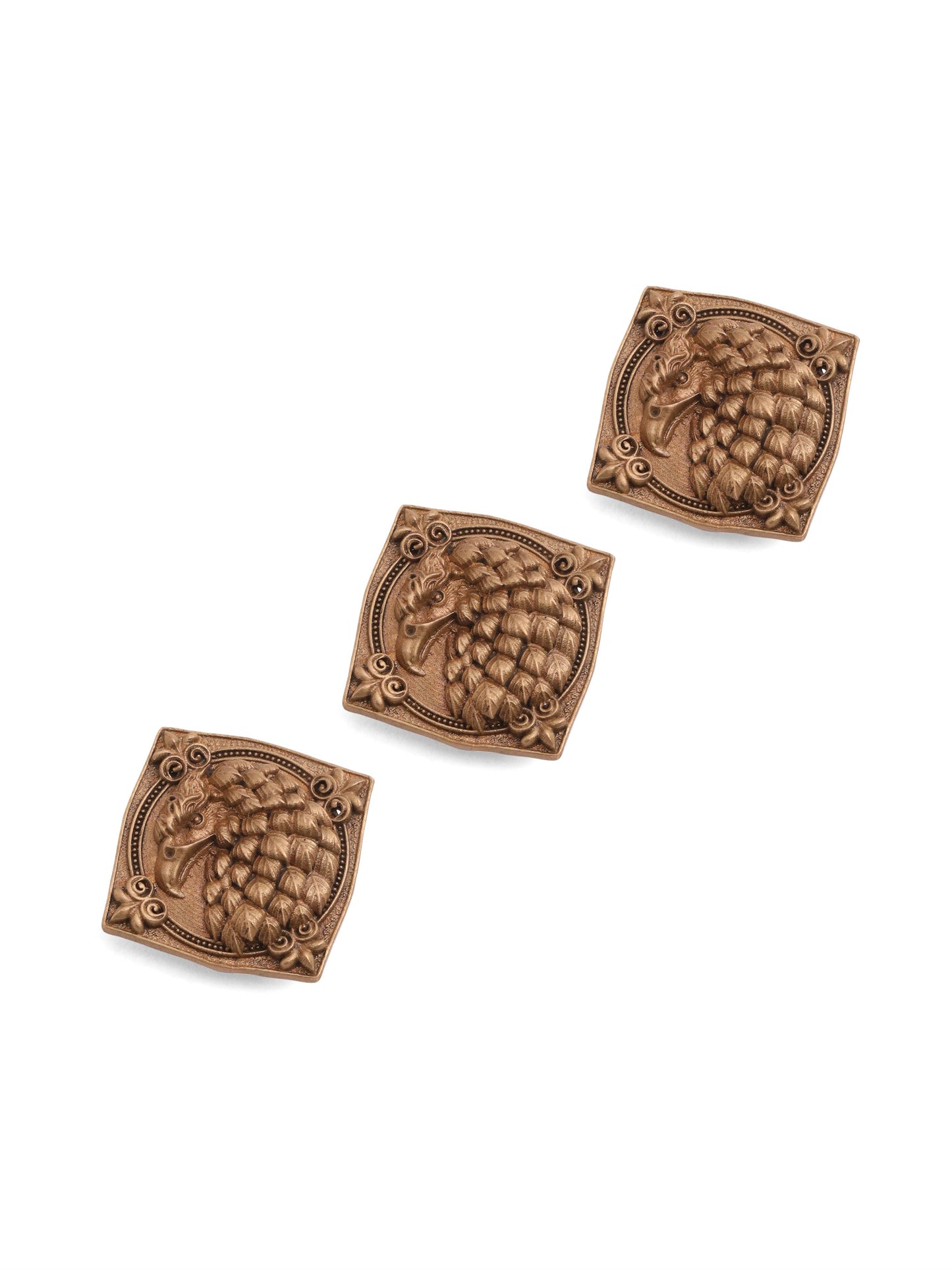 Royal Eagle Emblem Button Cover