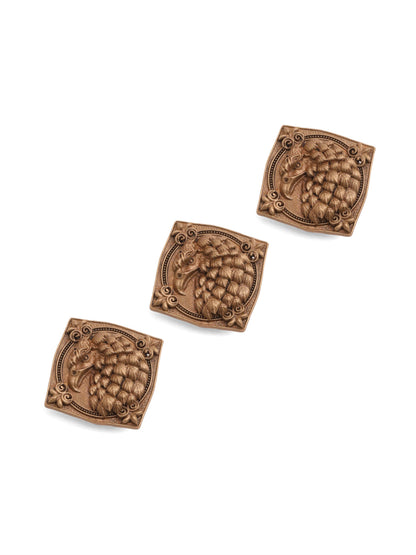 Royal Eagle Emblem Button Cover