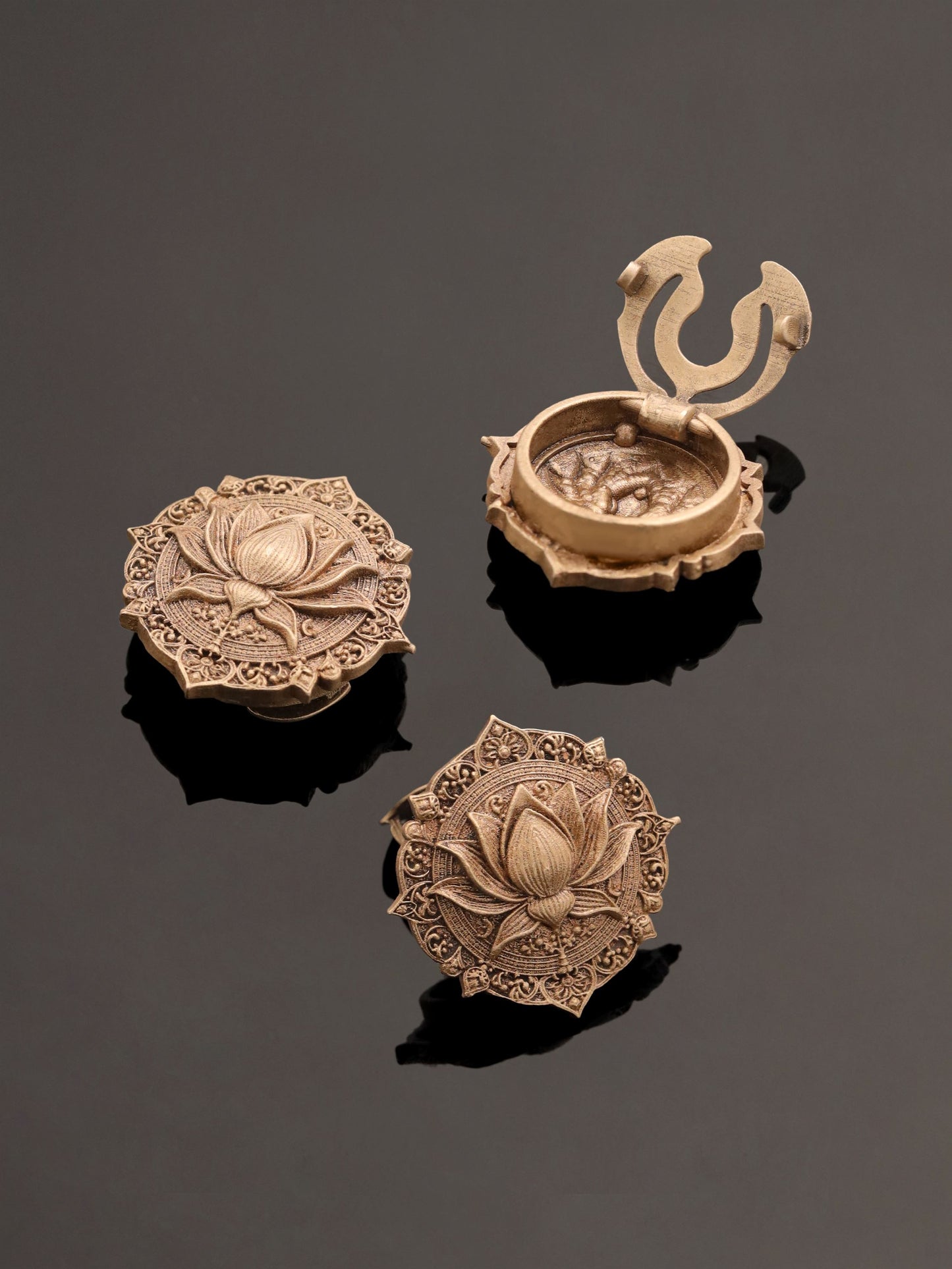 The Lotus Majesty Button Cover